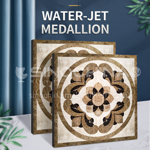 Modern high-end design natural marble stone medallion W-JS3184